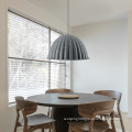 Modern Bedside Gray Pendant Lamp Felt Hanging Lamp